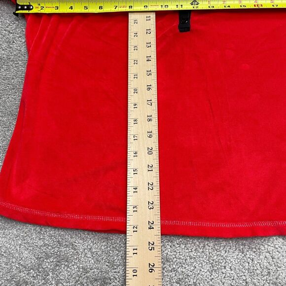 Disney Mickey Mouse Sleepwear Shirt Women XL Red Henley Long Sleeve Pajama Top - Picture 7 of 11